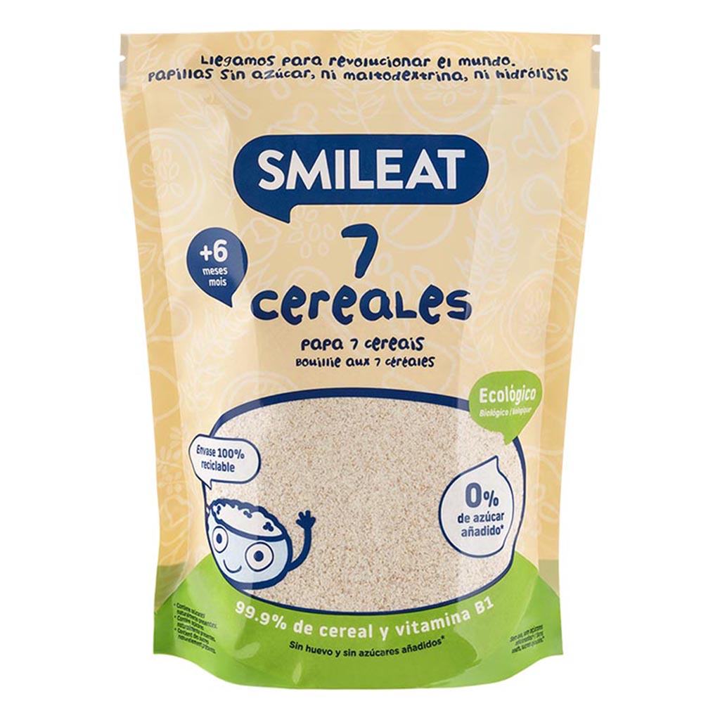 Smileat TRIBOO  Cereales Ecológicos e Integrales para Niños