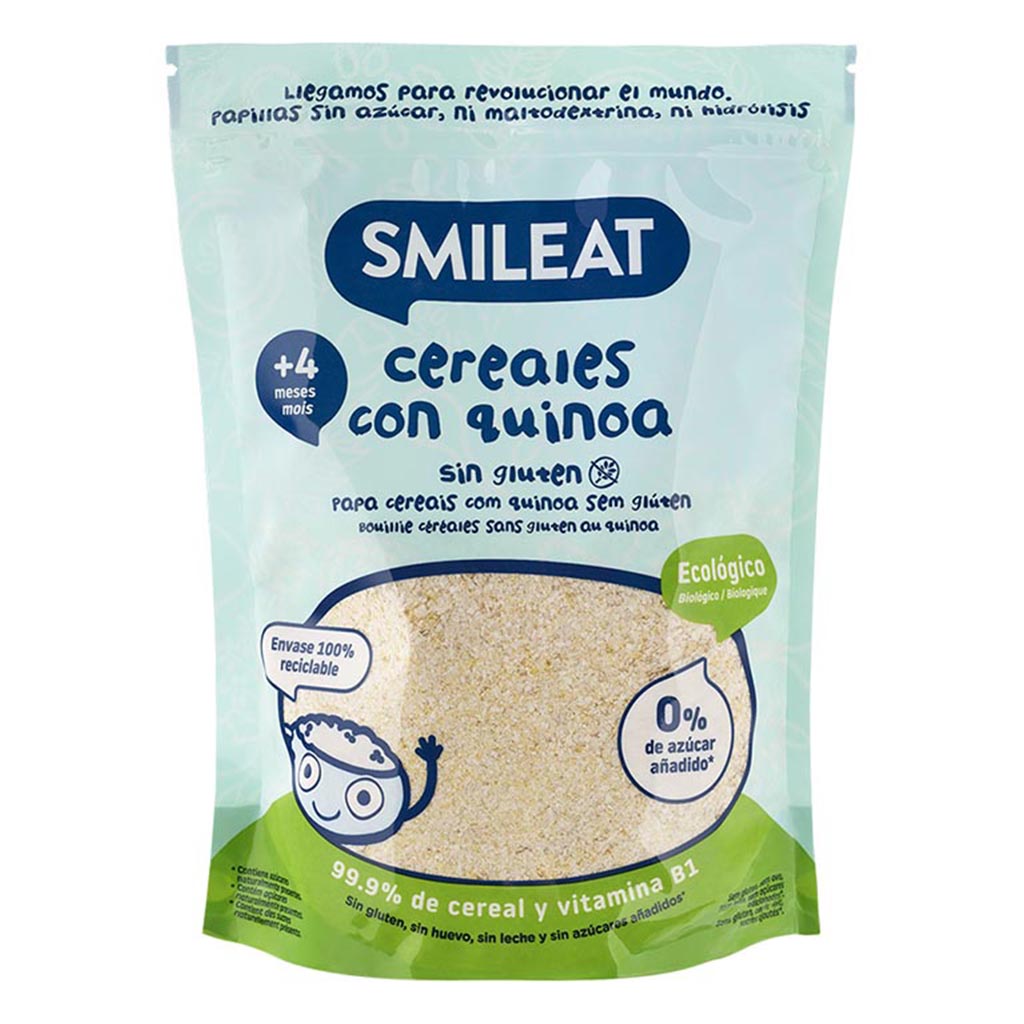 Papilla de Cereales Sin Gluten con Quinoa - Alimentación Ecológica