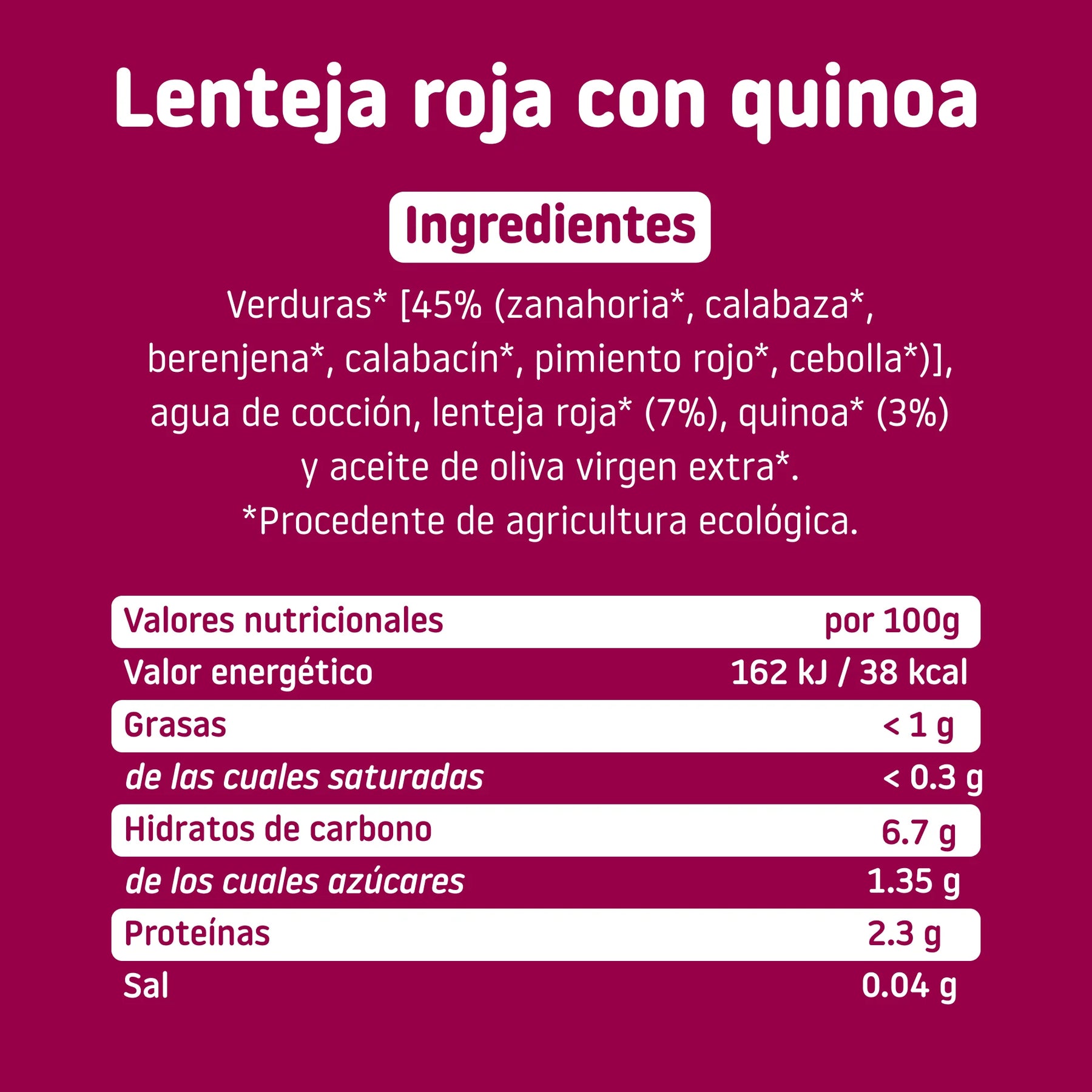 ingredients lentils and quinoa pot