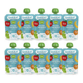 Smileat - Pouches de Fruta Variada Ecológica, Ingredientes Naturales  Bebibles, Para Bebés a Partir de los 6 Meses - Pack de 10x100g - 1000g