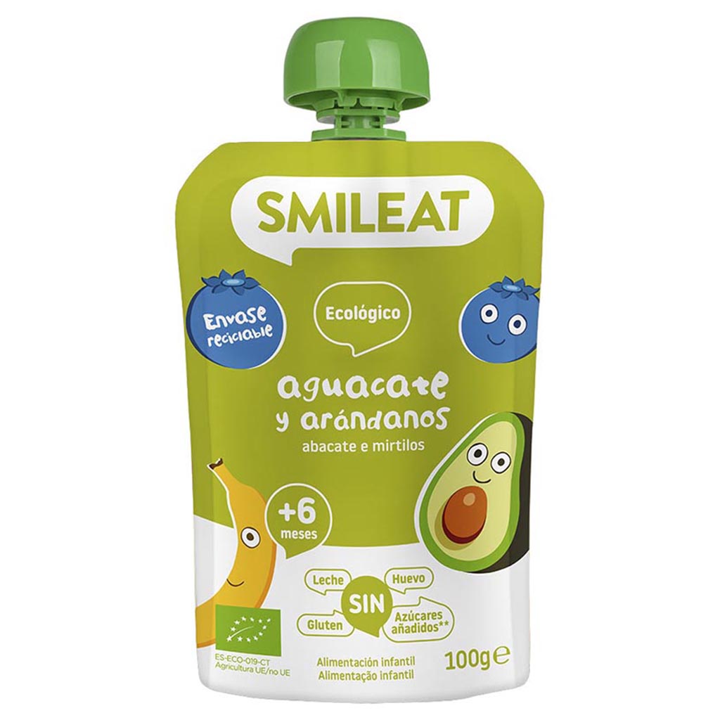 Smileat Pouch Fruta Variada Ecológico 100 G