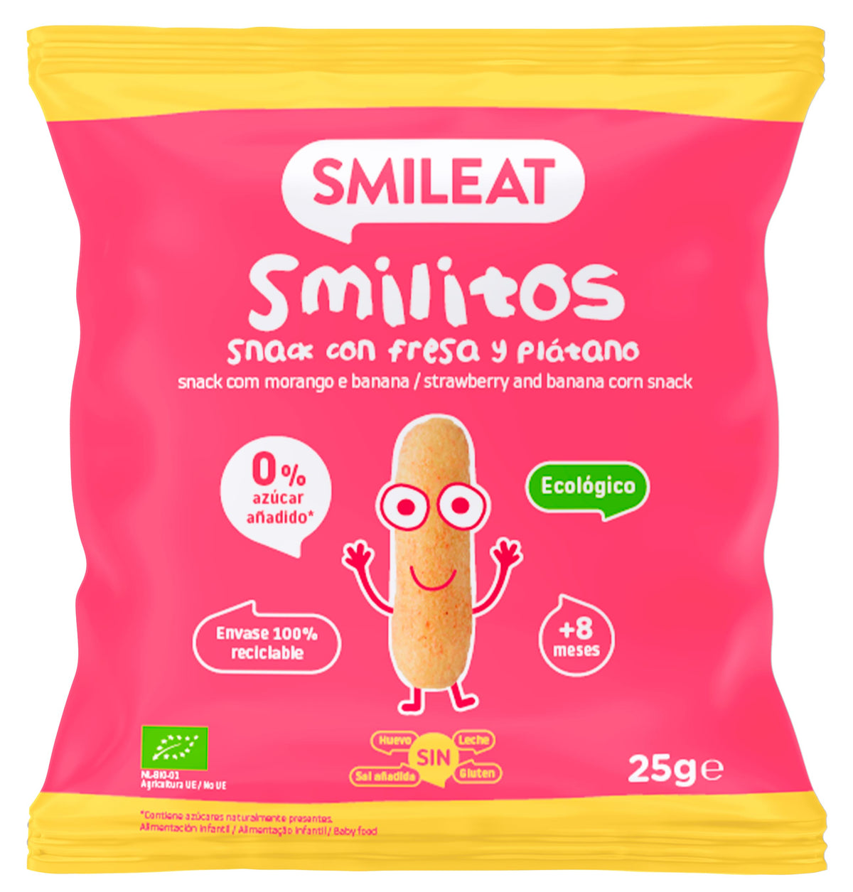 Smileat Triboo Snack Fruta Limón ECO 25 gr - Atida